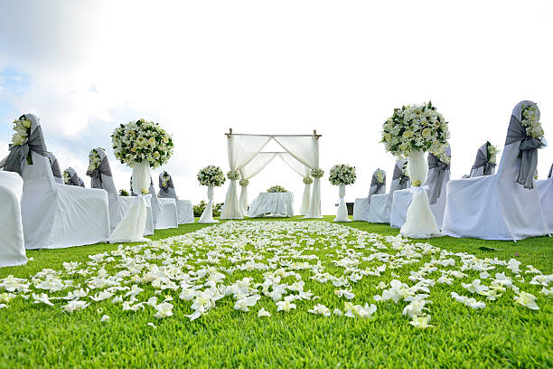 Beautiful wedding set up in Phuket Thailand